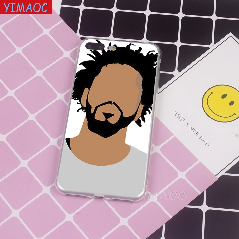 YIMAOC J COLE хип-хоп рэппер мягкий чехол TPU силиконовый для iPhone 8 7 6 6S Plus 5 5S SE X XR XS 11 Pro Max |