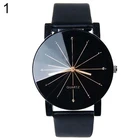 Модные мужские и женские кварцевые наручные часы AJUK из искусственной кожи