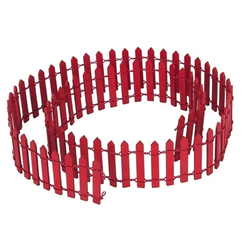100 см бонсай Декор небольшой деревянный забор DIY кукольный домик Миниатюрный