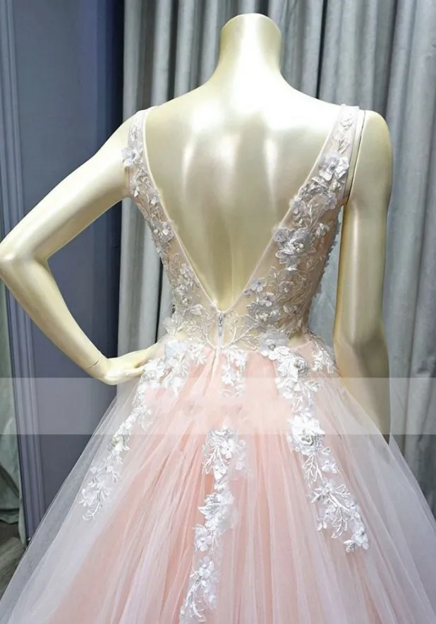 Скромные розовые платья для выпускного вечера с v образным вырезом 2019 vestidos de fiesta