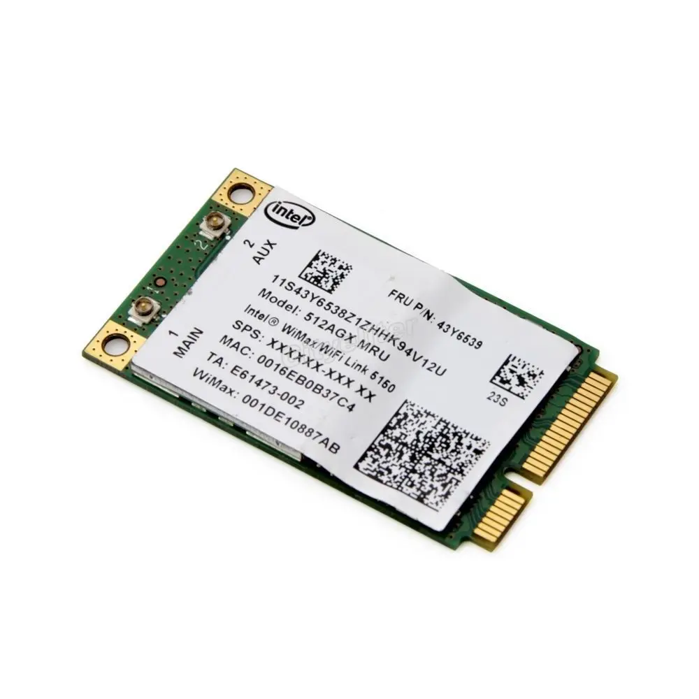 Беспроводная карта адаптера для Intel 512AGX WiMax/WiFi 5150 Mini PCI-E беспроводная Wi-Fi thinkpad IBM
