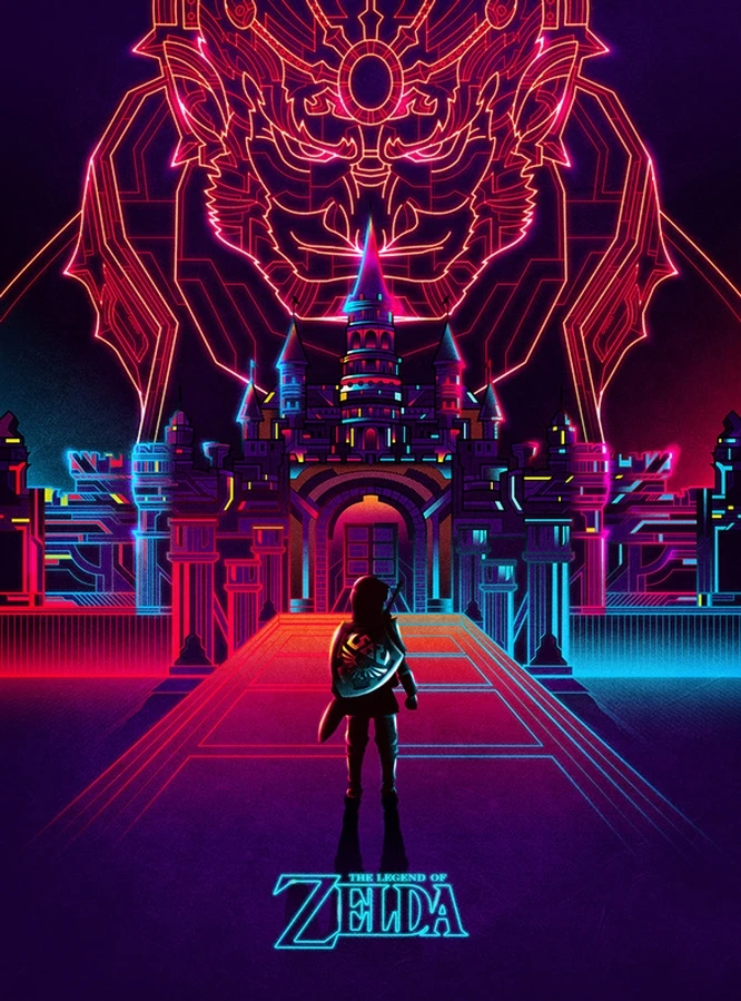 Zelda Maps легенда о Зельде видео игра постер ретро холст живопись сделай сам