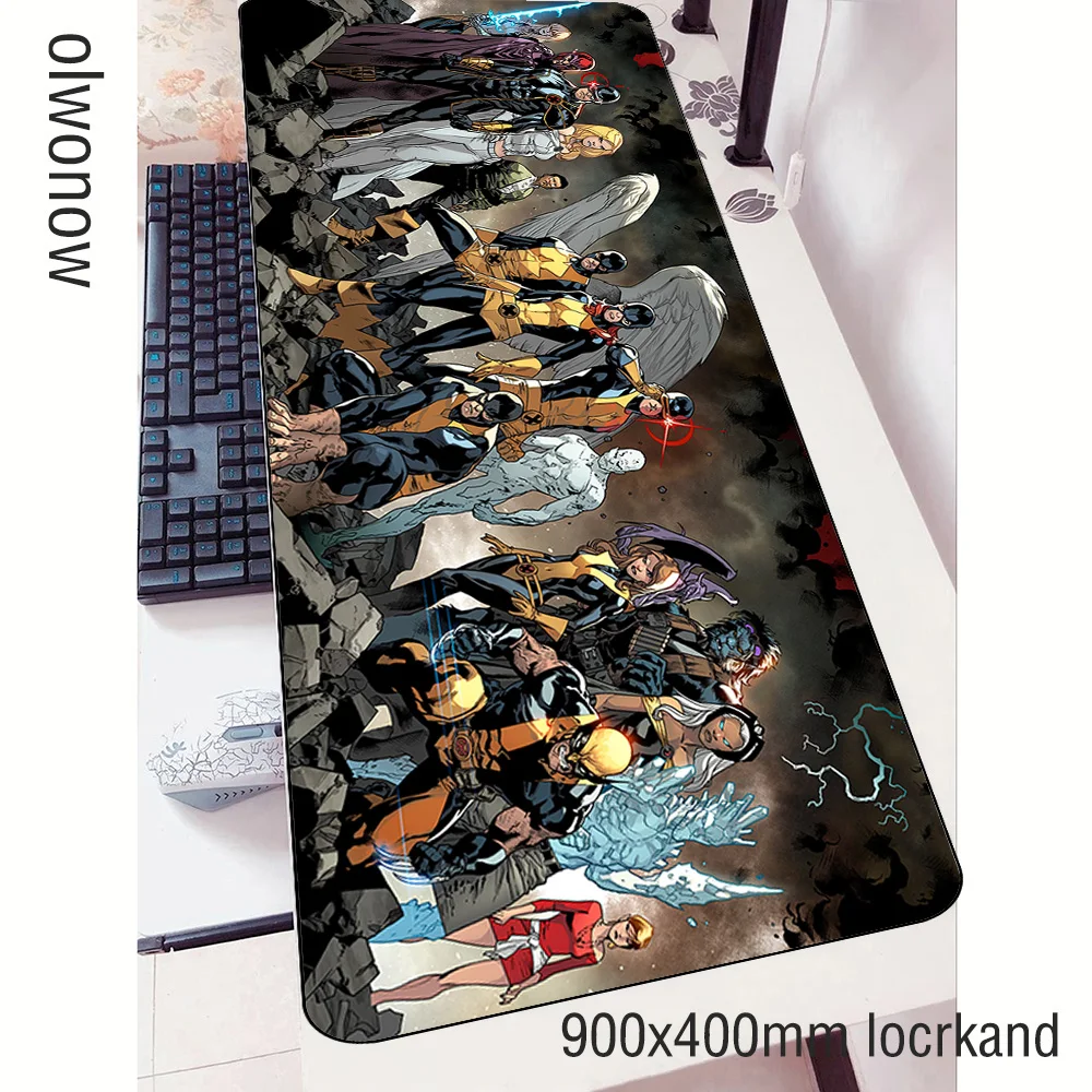 X Men коврик для мыши 90x40 см Коврик модный notbook компьютерный HD шаблон игровая padmouse