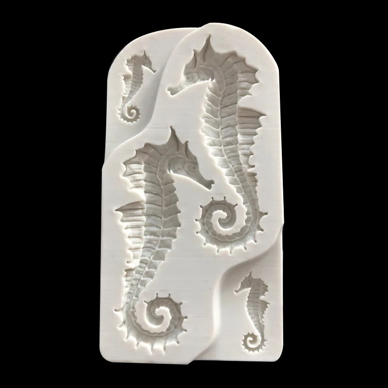 Новая силиконовая форма Seahorse дизайнерские DIY кружки украшения керамика мягкая