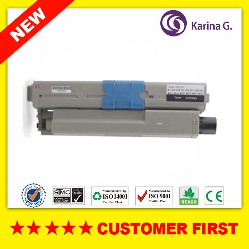 Восстановленный для цветного картриджа с тонером OKI C301 C321 Okidata и т. д.|Картриджи