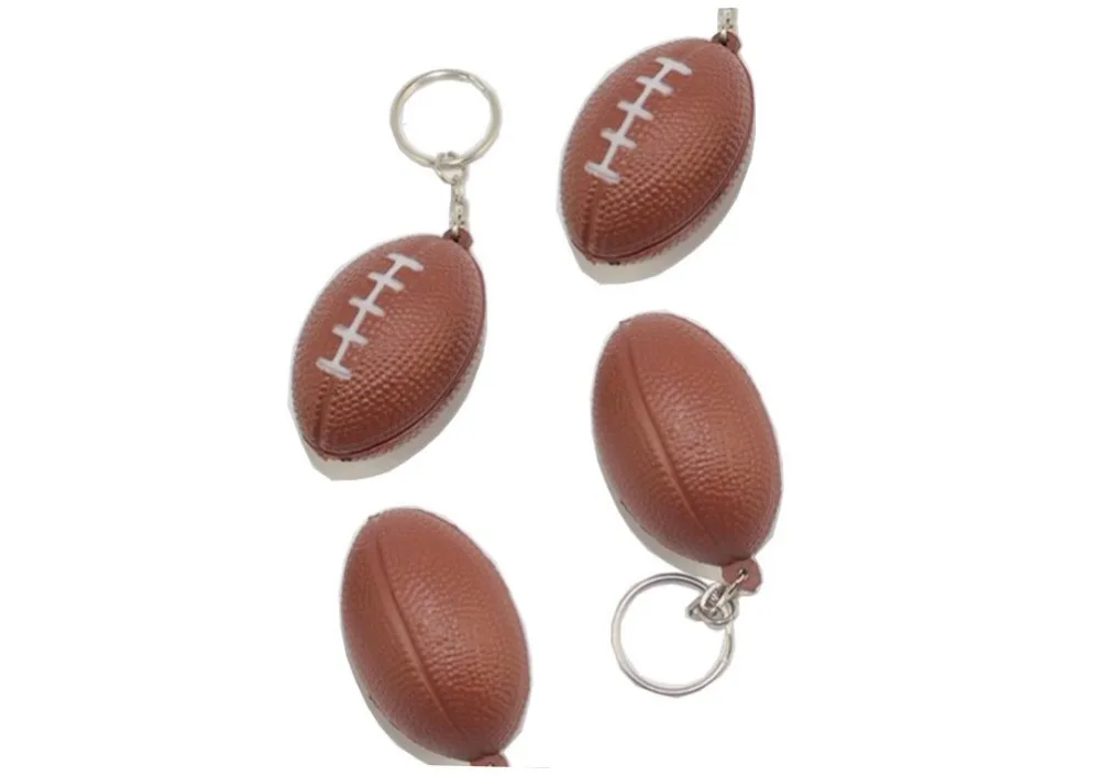 Коричневый регби мяч 3 5x5 см брелки цепочка для ключей брелок пластиковые поделки