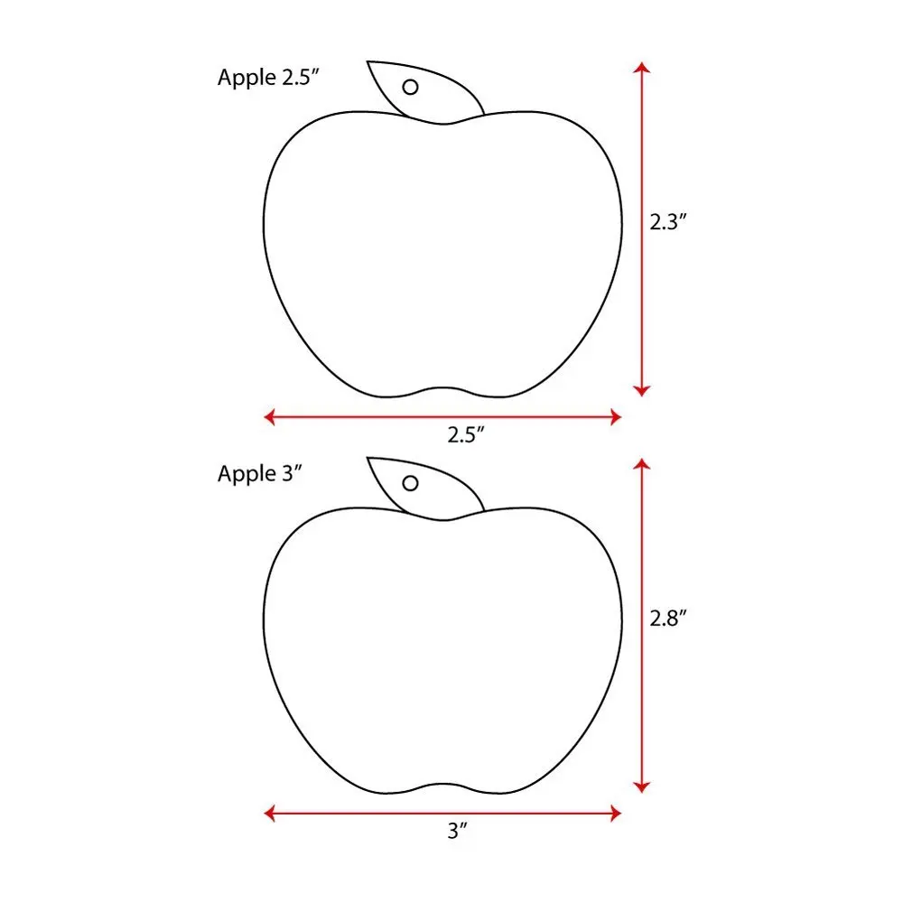 10 шт. Пустые Акриловые Брелоки для ключей 1/8 дюйма|apple 1|keychain blankapple apple |