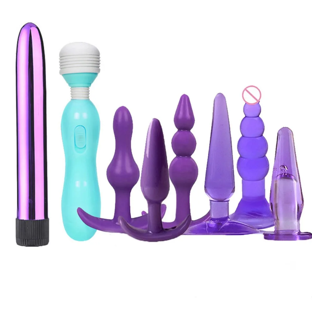 Вибратор G Spot Анальная пробка массажер секс игрушки набор вибрационный