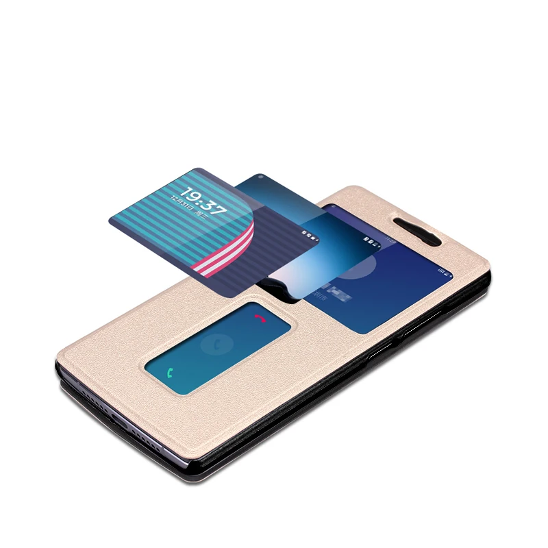 В наличии! Oneplus two 2 Чехол с открытым окном откидной A2001 smart wake up lether чехол задняя