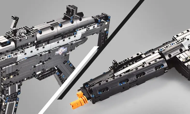 617 шт. строительные блоки Heckler &amp Koch MP5 Submachine для оружия toys | Игрушки и хобби