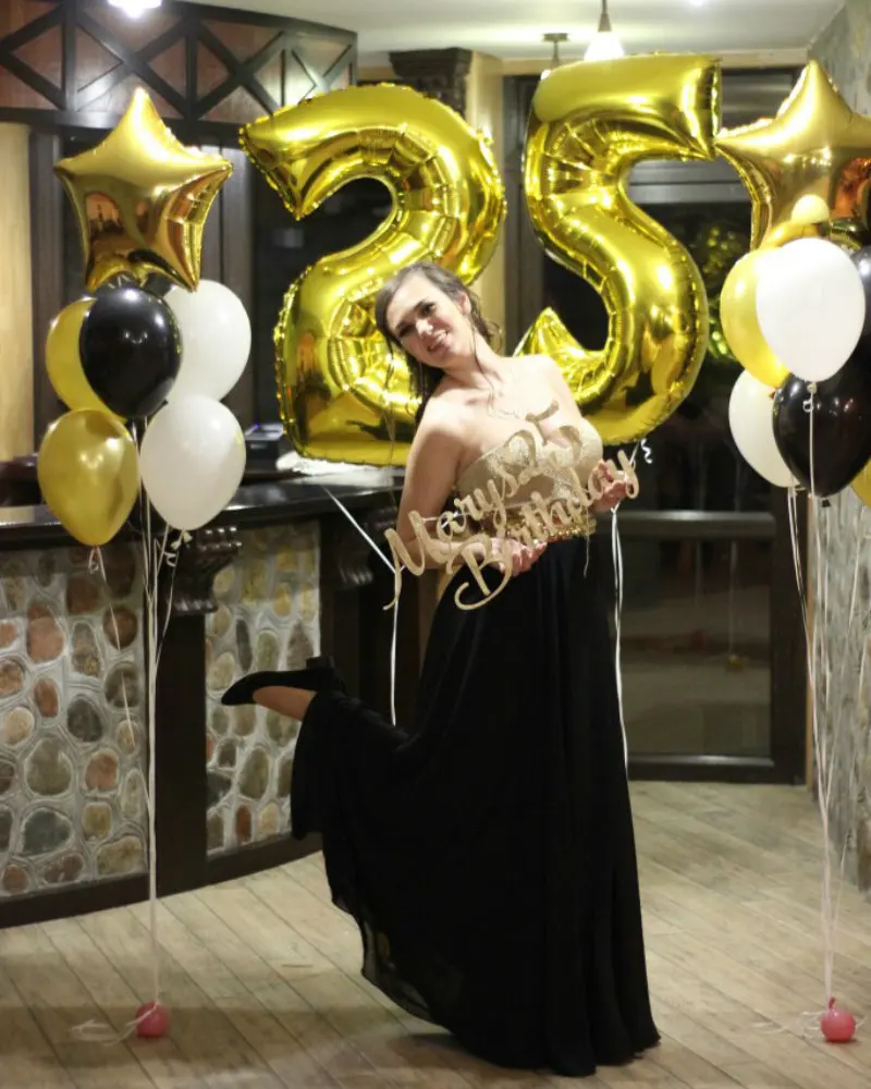 40-дюймовый золотой цифровой набор 0-9 фольгированных шаров для свадьбы, детского дня рождения, праздничных мероприятий и декорации на тему "Малыш".