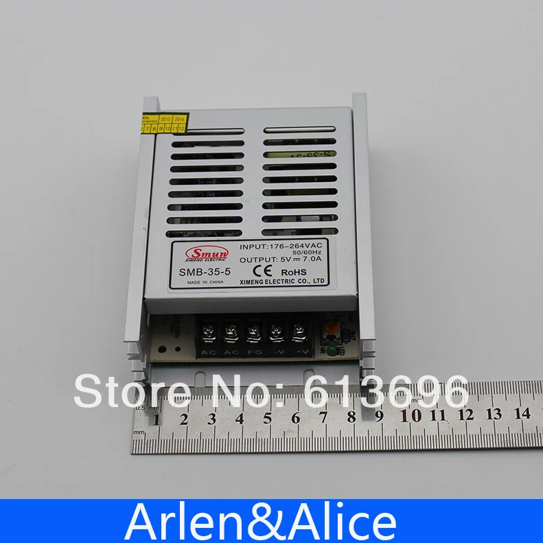 Ультратонкий импульсный источник питания с одним выходом для светодиодной ленты