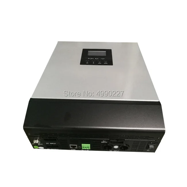 Солнечный инвертор 1KVA 24V 220 V/230VAC 50/60HZ с 25A со слежением за максимальной точкой мощности солнечное зарядное устройство и зарядное устройство для аккумулятора с немодулированным синусоидальным сигналом Гибридный инвертор
