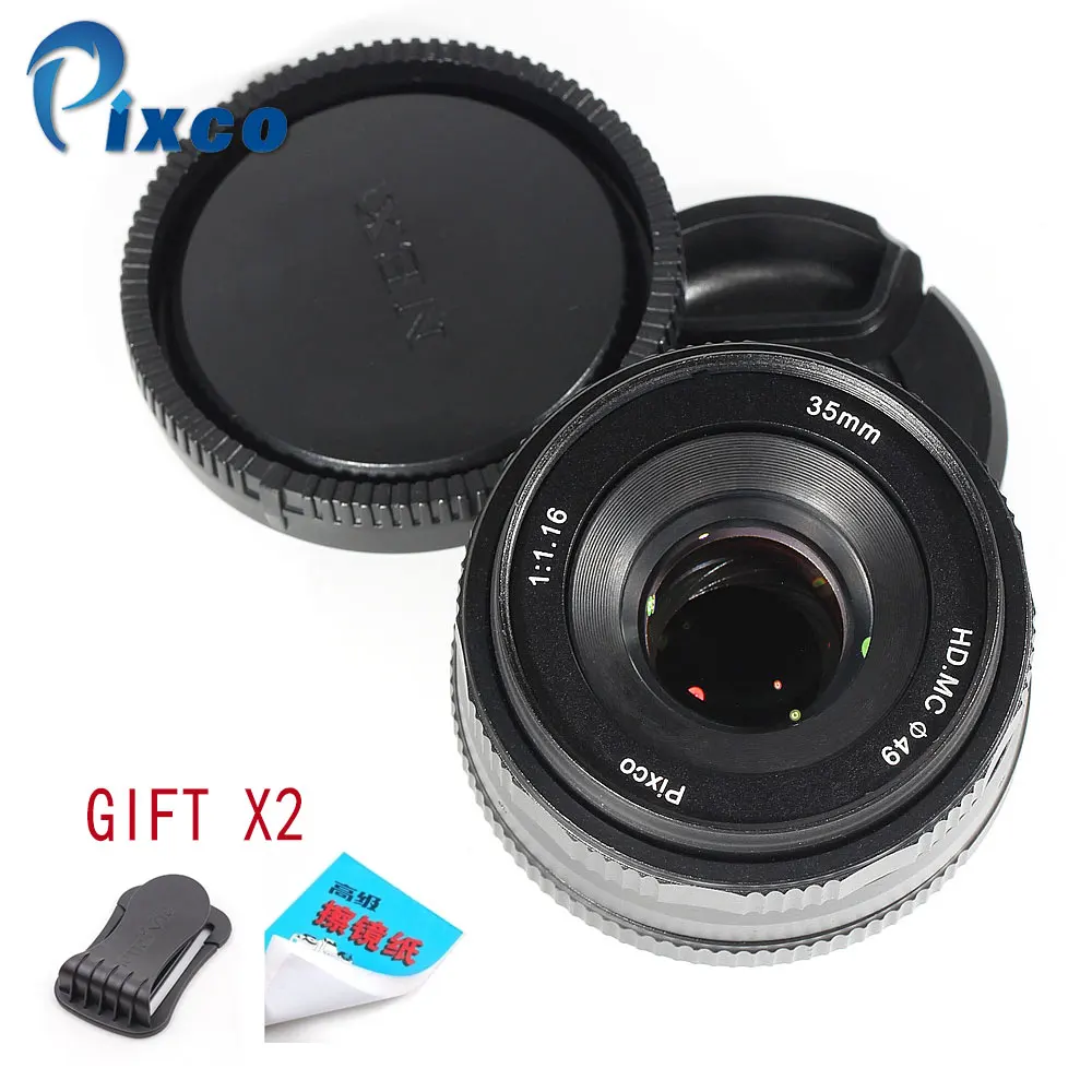 35 мм F/1,6 Большая диафрагма HD MC руководство Prime фиксированные линзы APS-C для sony E Mount серии беззеркальных камер A6400 A7III A7RIII