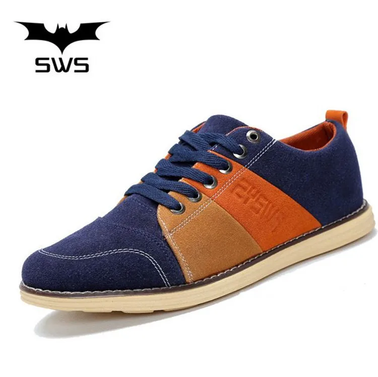 2015 spring new arrival men casual shoes fashion patchwork oxford flat | Обувь