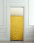 DIY 3D Наклейка на стену роспись спальня домашний декор плакат ПВХ пивные пузыри водостойкая дверная Наклейка 77*200 см