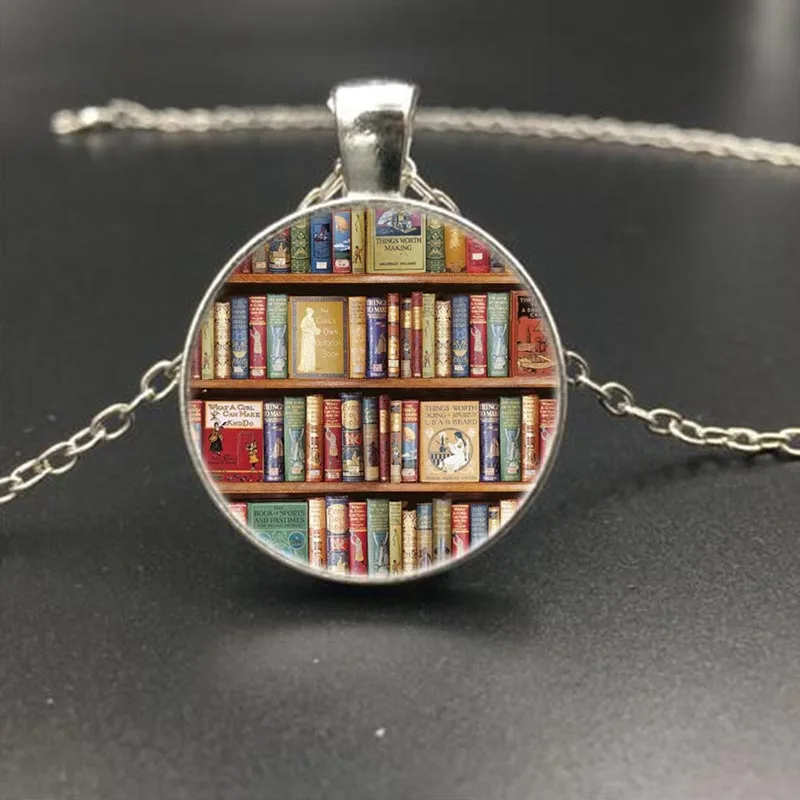 4 стиля библиотека книжной случае Цепочки и ожерелья Винтаж высокое качество