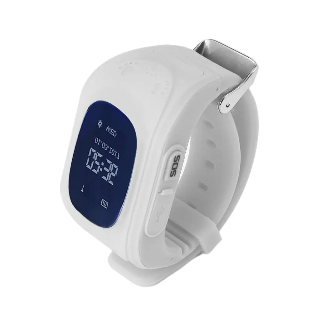 White Смарт-часы LESHP детские наручные часы Q50 GSM GPRS трекер анти-потеря умные часы для iOS Android - Цвет: White