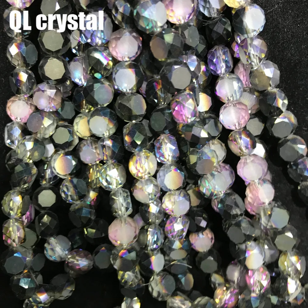 50pcs 12mm Bicone Austria Crystal beads Charm loose spacer Beads DIY Earrings necklace hadicraft bracelet jewelry | Дом и сад