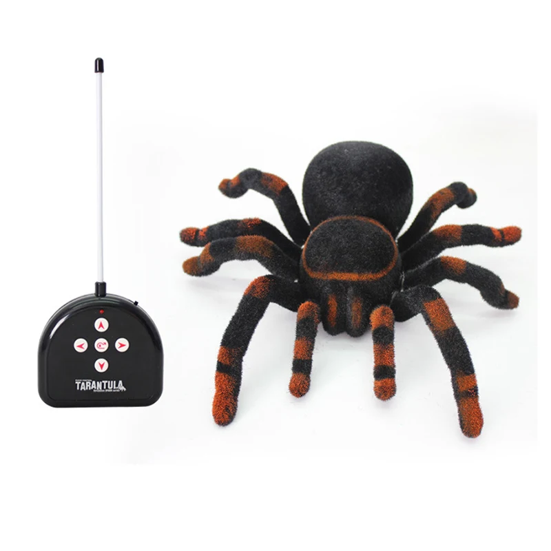 Электрический радиоуправляемый паук имитация тарантула новинка и кляп игрушки