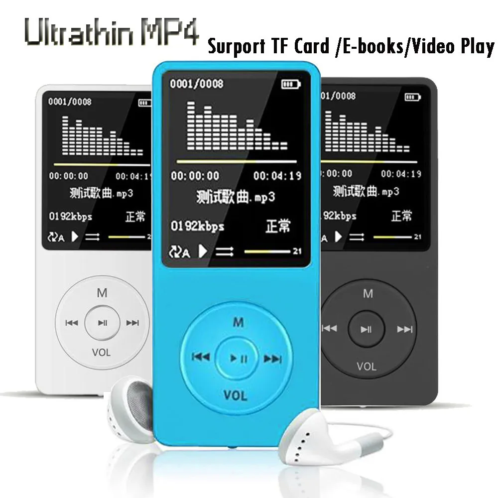 70 часов воспроизведения MP3 MP4 без потерь Звук Музыкальный плеер TXT электронная книга FM рекордер TF карта Поддержка до 128 ГБ дрошиппинг 701