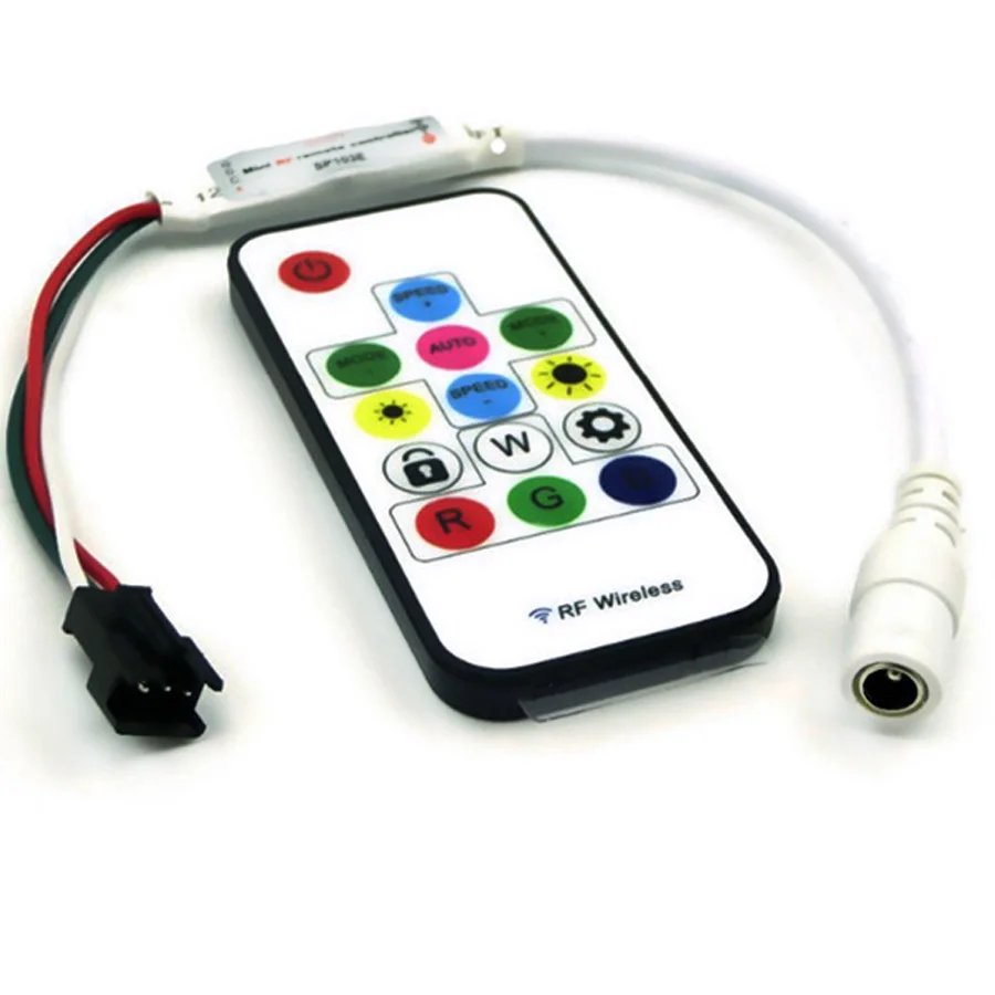 Светодиодный мини РЧ контроллер SP103E 14 клавиш беспроводной пульт дистанционного