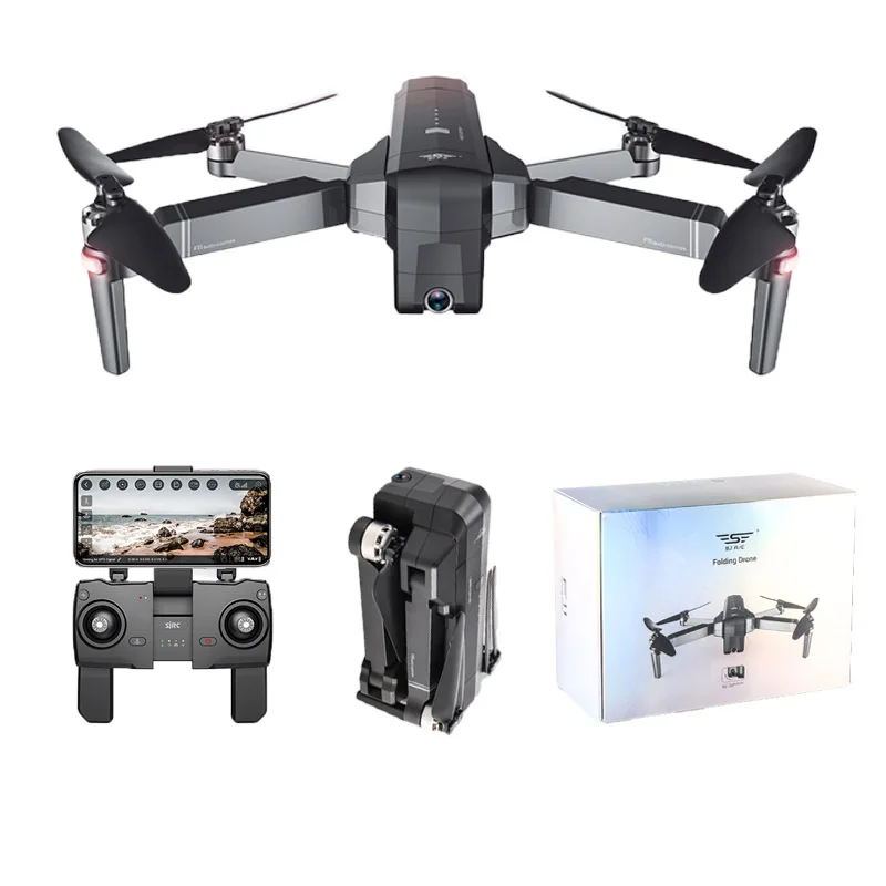 Радиоуправляемый дрон F11 PRO gps 5G wi-fi 500m FPV с 2K широкоугольной камерой 28 минут время полета бесщеточный складной квадрокоптер RTF