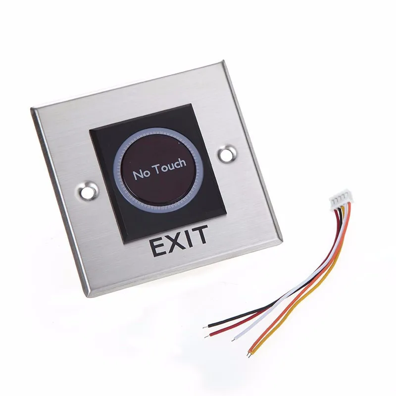 

stainless steel Infrared No Touch Contactless Door Release Exit Button Sensor Switch with LED Indication
