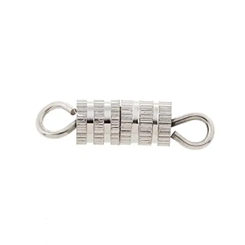 10 х винтовой замок застежка из сплава белого золота цилиндр DIY Мода|white gold clasp|gold