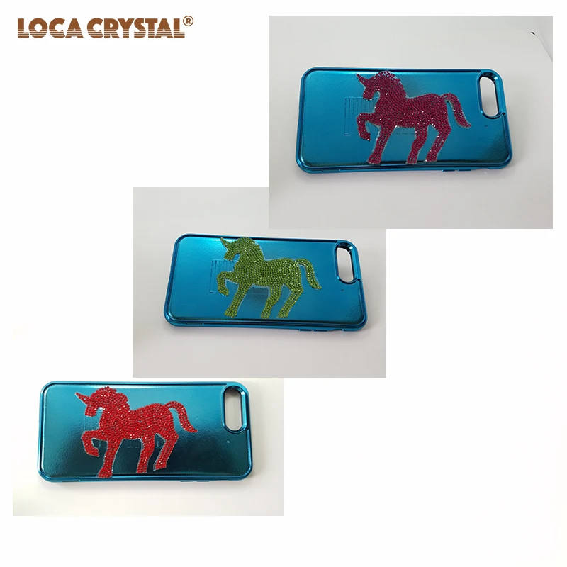 LOCACRYSTAL 9,5*7 см Апликация с кристаллами 3 цвета исправление нашивка со стразами теплопередачи одежды обуви сумка телефон diy