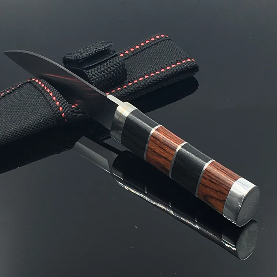 Острые высококачественные Портативные Ножи с деревянной ручкой для кемпинга