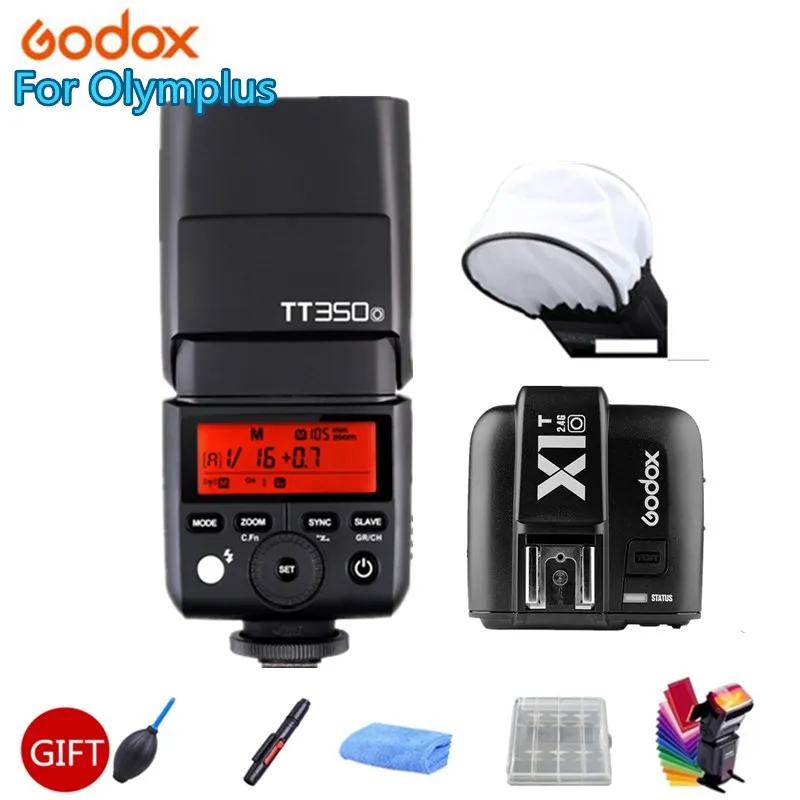Вспышка для камеры Godox Mini Speedlite TT350O TTL HSS GN36 + триггер фотоаппарата