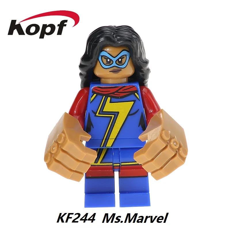 KF244 Without Box 20Pcs KF932 Robocop Movie Alex J. Murphy Wars Voltron Team Godmars Building Blocks Gift Toys for children Super Heroes KOPF - Цвет: KF244 Without Box