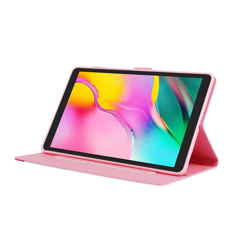 Чехол Кошелек для планшета Samsung Galaxy Tab A 10 1 2019 T510 T515 тонкий складной чехол