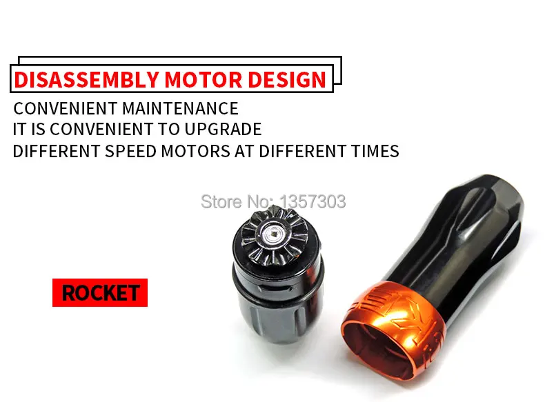 NEW Upgraded Rocket Motor 8V9000sTattoo Machine Rotary Tattoo Machine Space Aluminum Cartridge Tattoo Gun Equipment