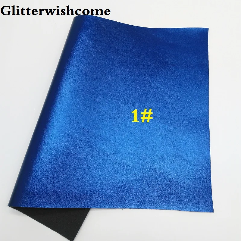 Ткань Glitterwishcome 21x29 см Размер A4 винил для бантов ткань из металлической кожи листы