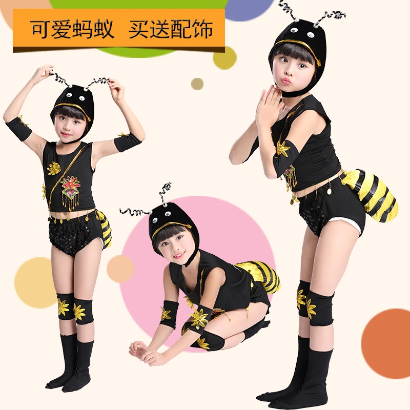 Вечерние детские носки для косплея на Хэллоуин желтый черный костюм pismire ant bee