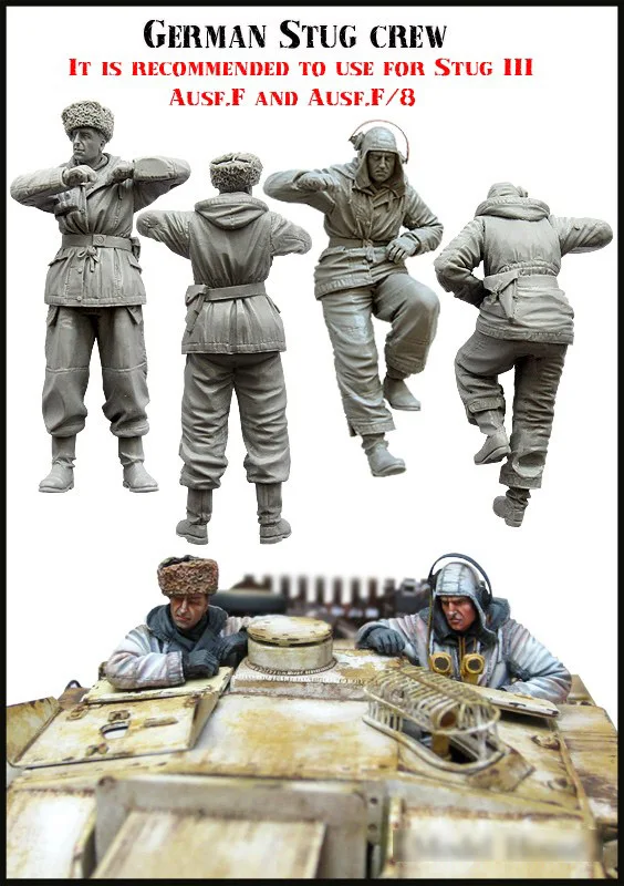 Немецкий набор для модели STUG CREW 1/35|resin model kits|model kitresin |
