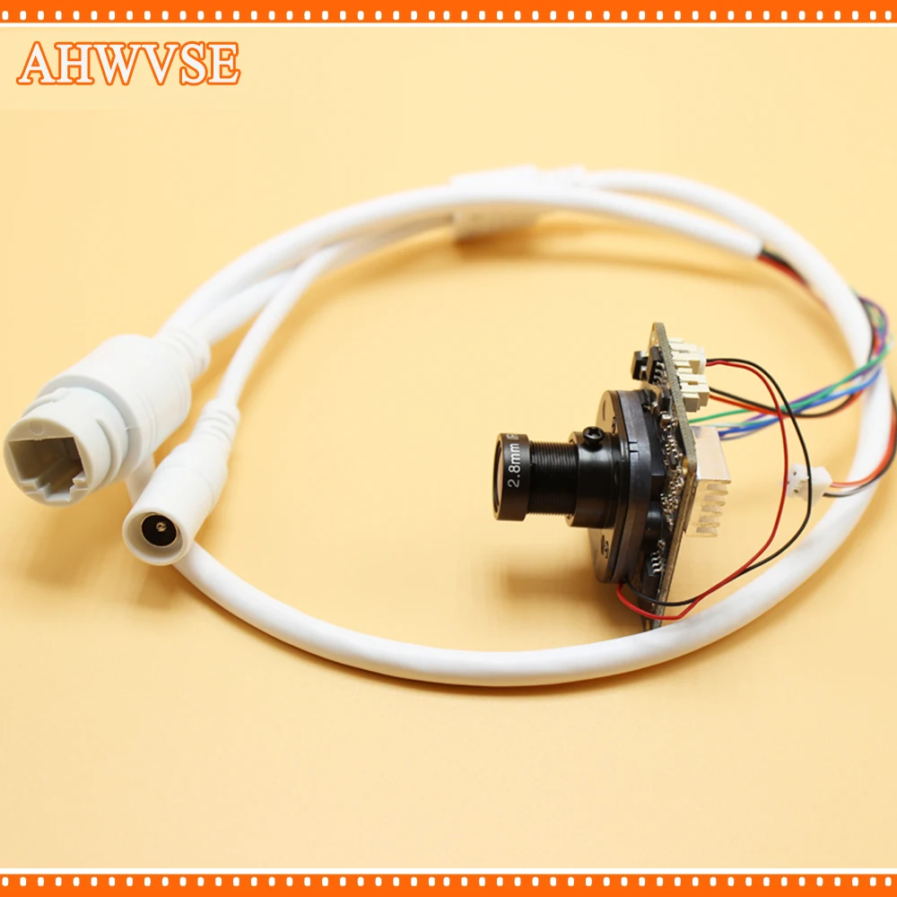 AHWVSE Hi3516C + IMX322 1080P 25Fps плата модуля ip камеры 2 8 мм объектив 720P 960P CCTV с кабелем LAN 16 ONVIF