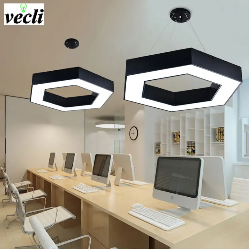 36 Вт Популярные Модные шестигранные светодиодные подвесные светильники