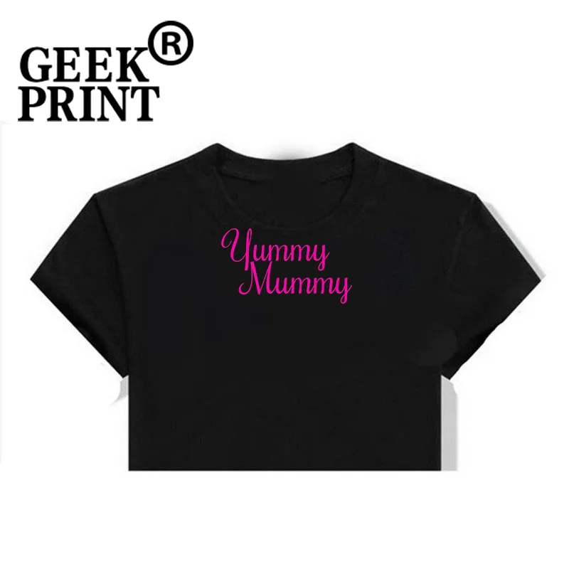 Женская футболка Yummy Mummy забавная для мамы и дочки вечерние женские топы подарки