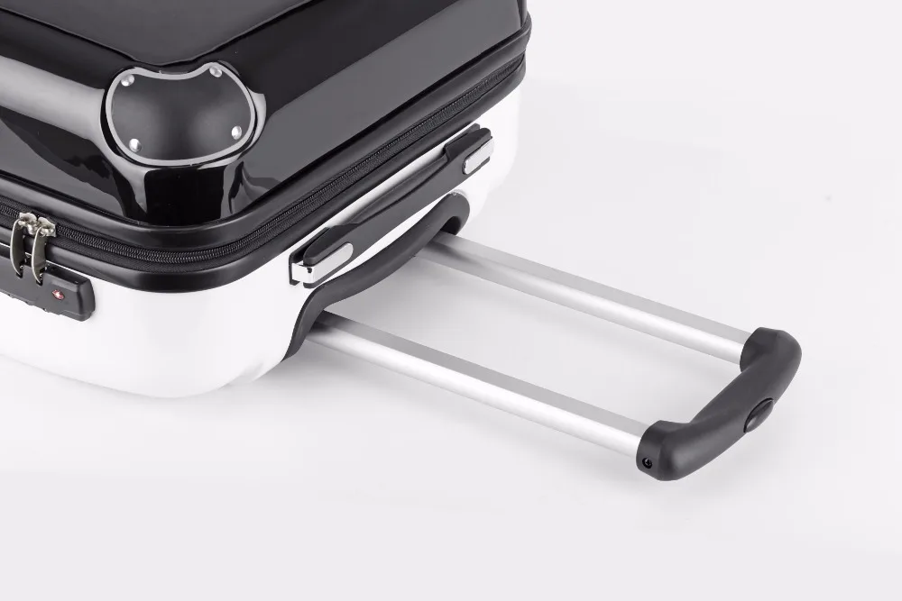 Чемодан на колесах Letrend дорожная сумка Спиннер колесиках 20 дюймов Женский