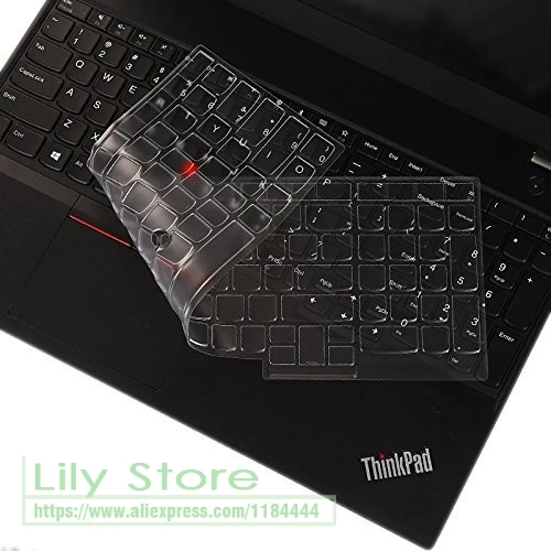 Ультратонкий защитный чехол-клавиатура для ноутбука lenovo Thinkpad E580 T580 P51 P52 P51s P52s 15,6"