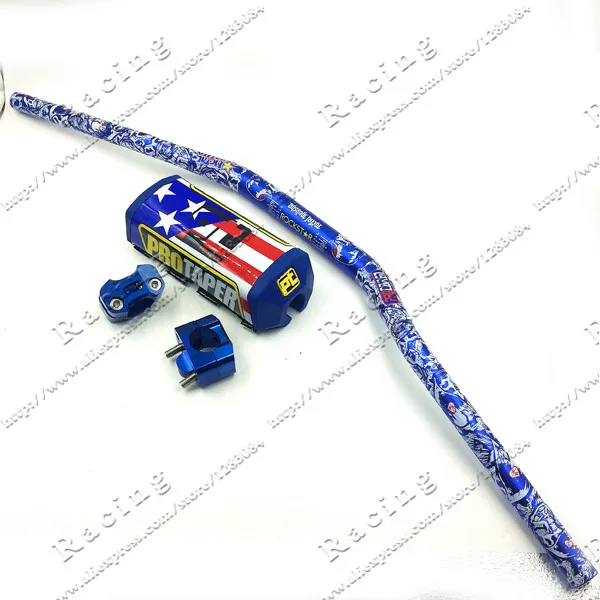 Pro Taper Fat Bar 1-1/" Синий Металл Mulisha пакет мотокросса Fat Bar MX алюминиевый Mad Racing ktm руль 810 мм-28 мм