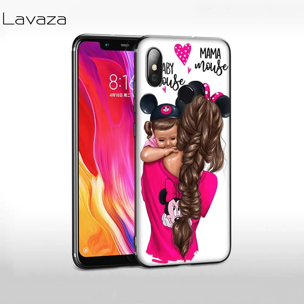 Lavaza Brown Hair Baby Mom Girl Soft Case for Huawei Honor 10 8 9 Lite 6A 7A Pro 7c 7x 8c 8x Nova 3 3i 4 Y5 Y9 Y6 Y7 Prime |