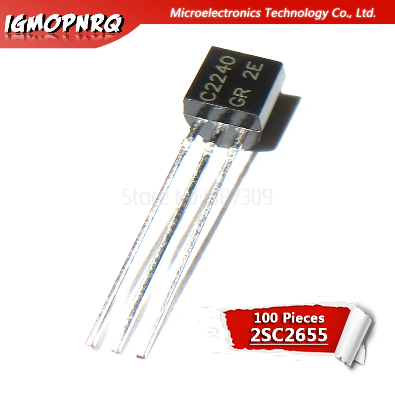 100 шт. 2SA970 2SC2240 (50 * A970 + 50 C2240 ) TO 92 биполярные транзисторы BJT NPN Gen Pur SS новый