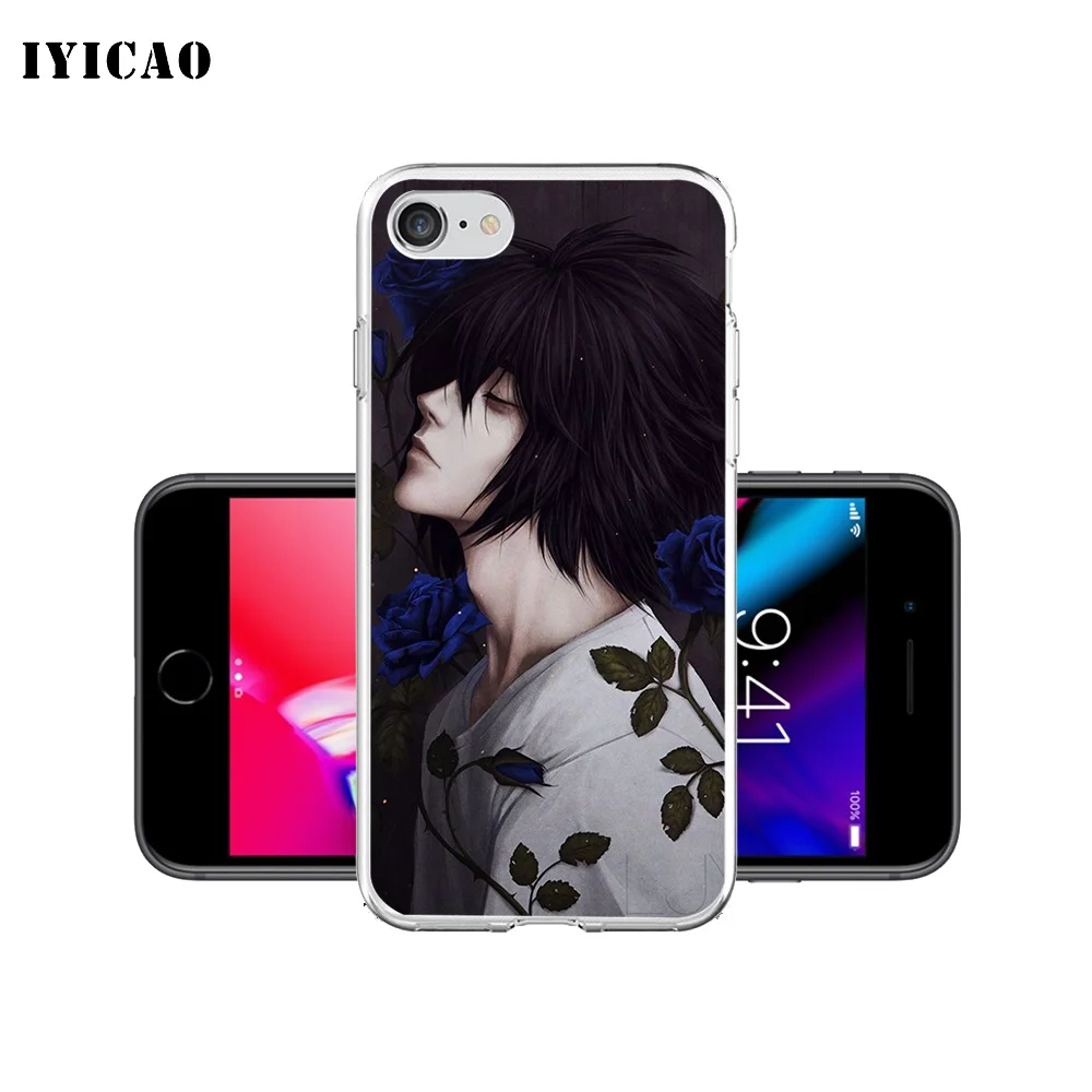 IYICAO Мягкий силиконовый чехол для iPhone X XR XS MAX 6 6s 7 8 Plus 5 5S SE TPU | Мобильные телефоны и