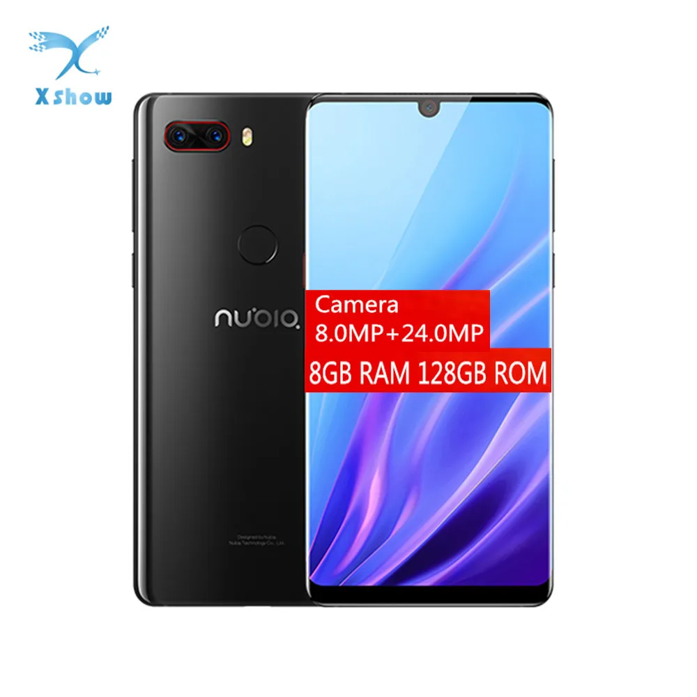 Nubia Z18 смартфон с 5 дюймовым дисплеем процессором Snapdragon 6 0 ОЗУ 8 Гб ПЗУ 128 ГБ 3450 мАч 16