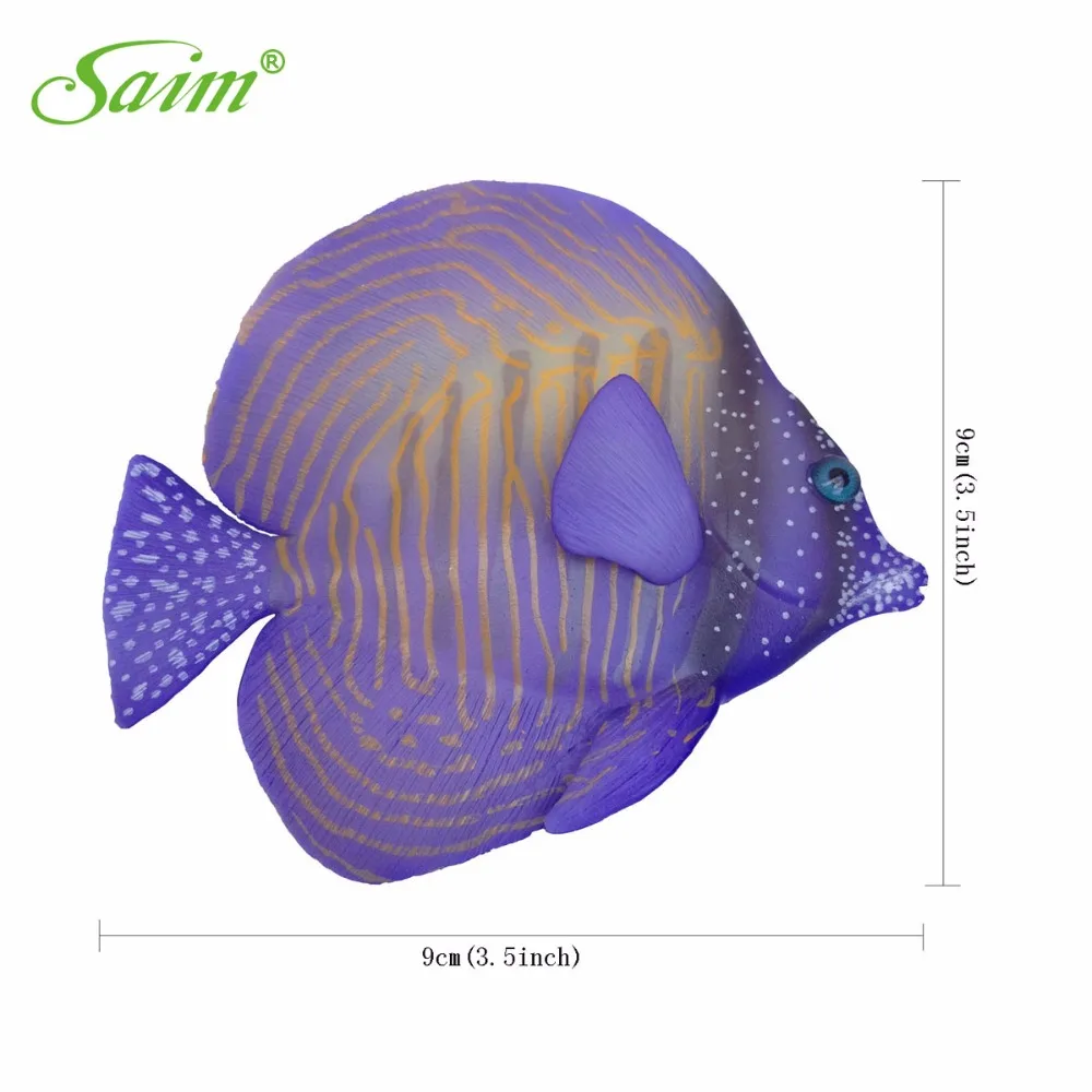 3 5 &quotПлавающие рыбки украшения для аквариума искусственные резиновые полоски