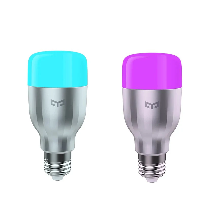 Youpin Yeelight Цвет Смарт лампочки Светодиодный диммируемая лампа RGB изменение E27 9 Вт 600